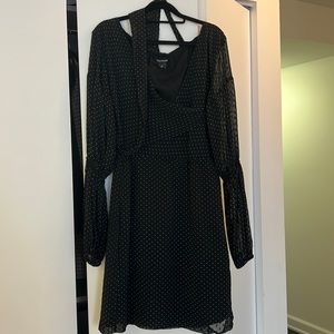 club monaco polka dot dress